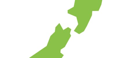 Карта на Нова Зеландия АСИСТЕНЦИИ